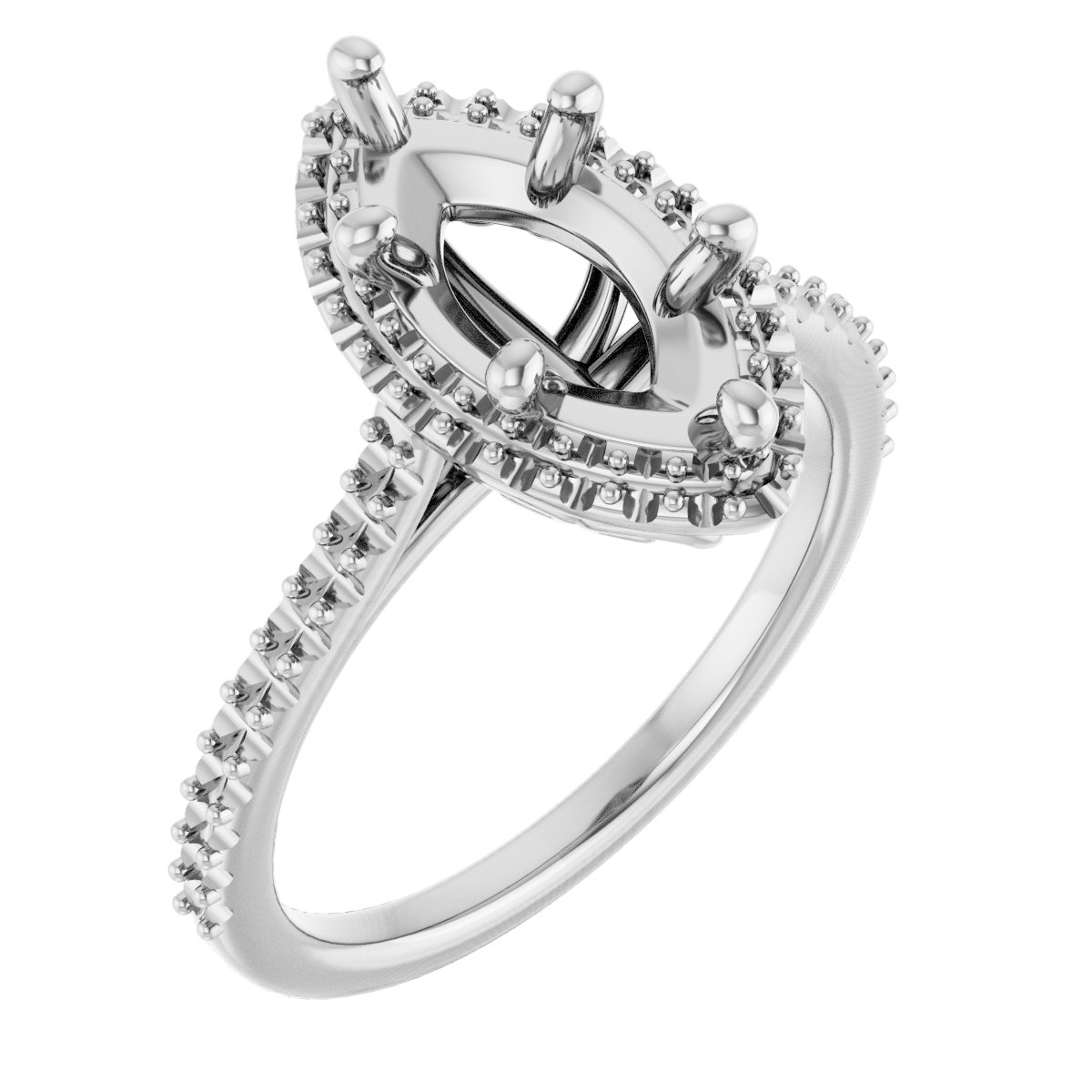 Halo-Style Engagement Ring
