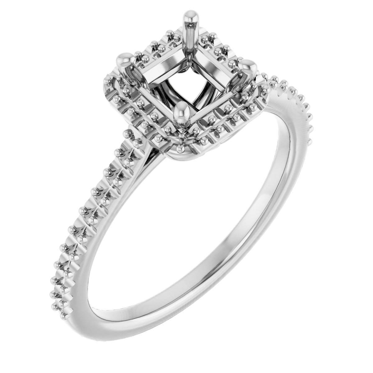Halo-Style Engagement Ring