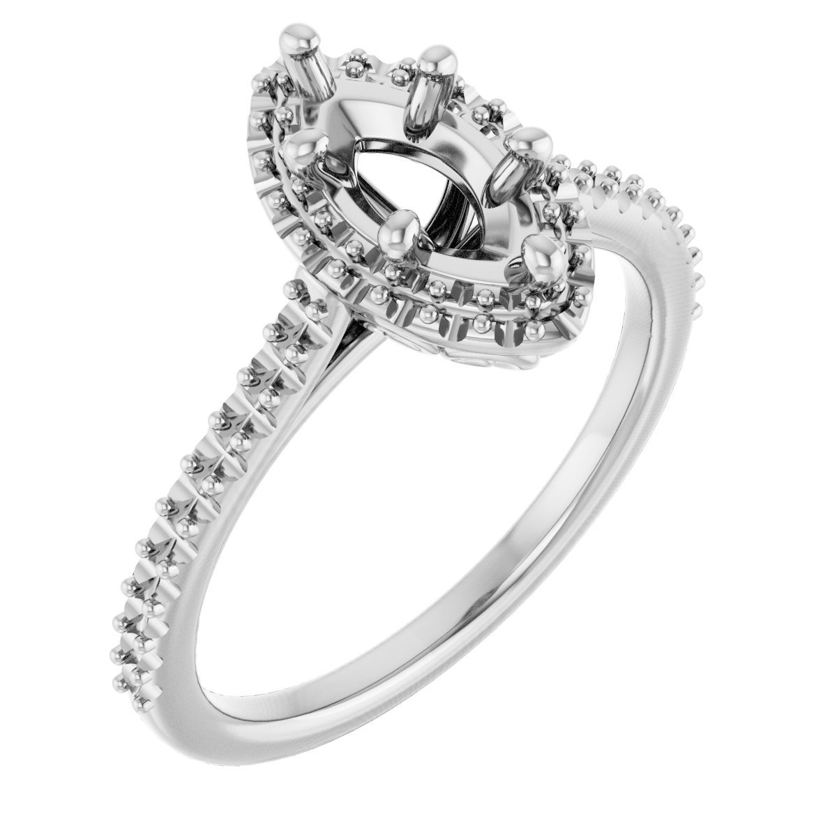 Halo-Style Engagement Ring