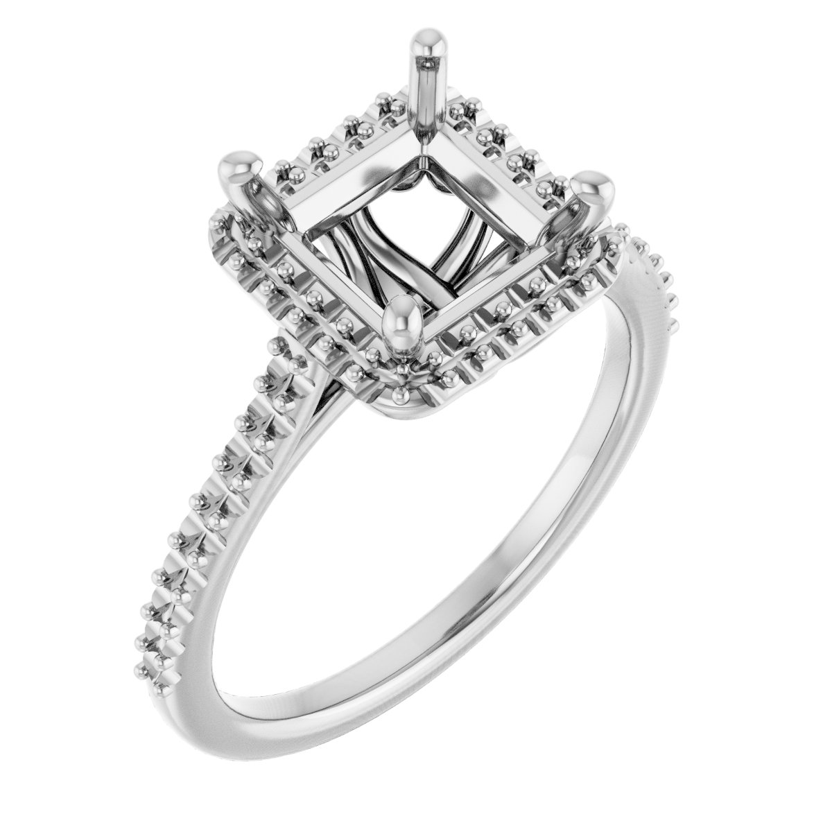 Halo-Style Engagement Ring