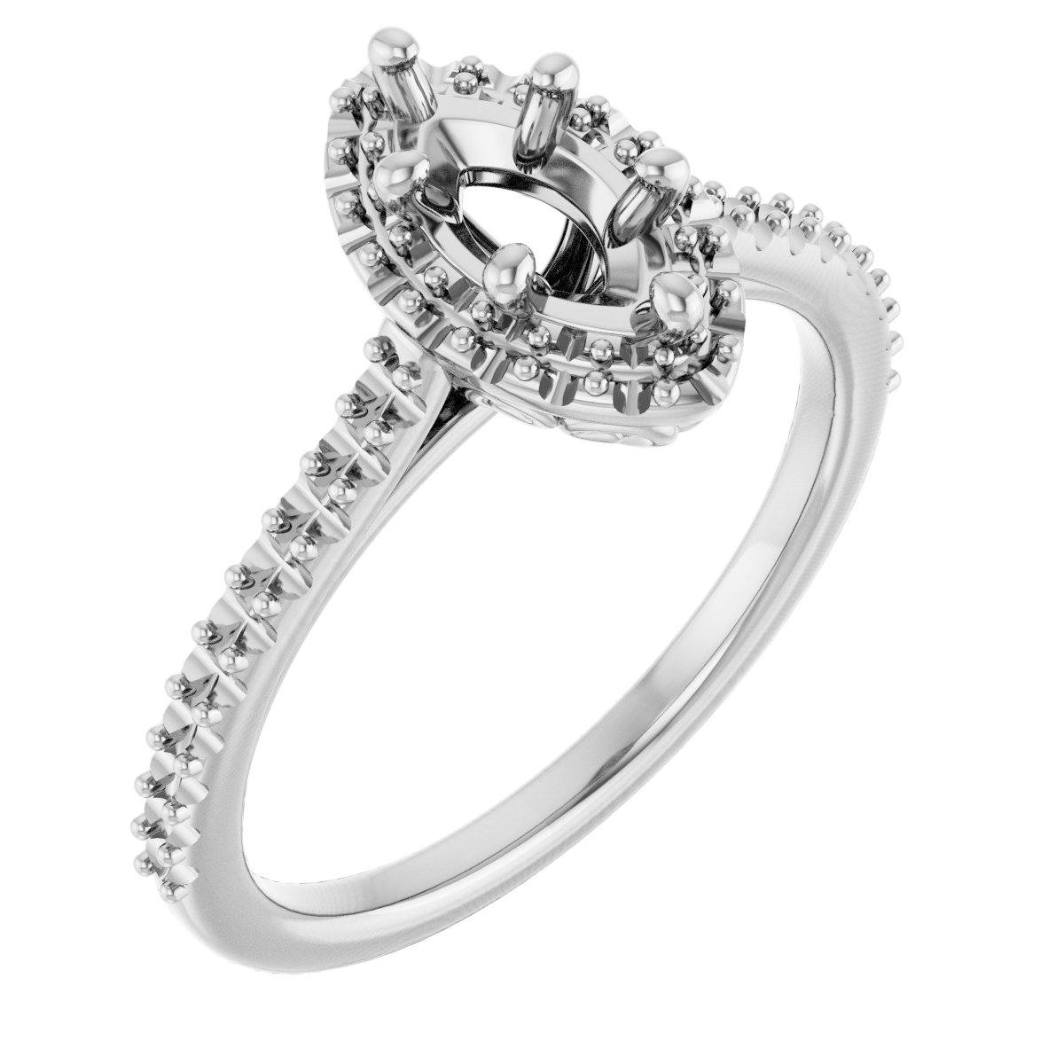 Halo-Style Engagement Ring