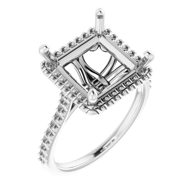 Halo-Style Engagement Ring