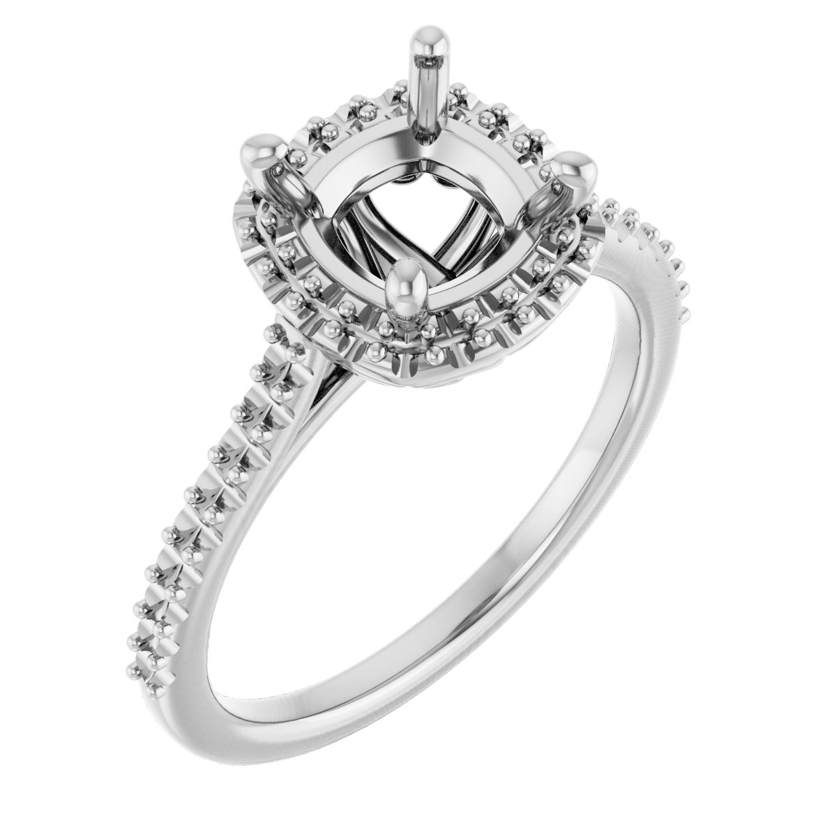 Halo-Style Engagement Ring