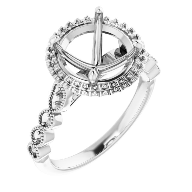 Halo-Style Engagement Ring