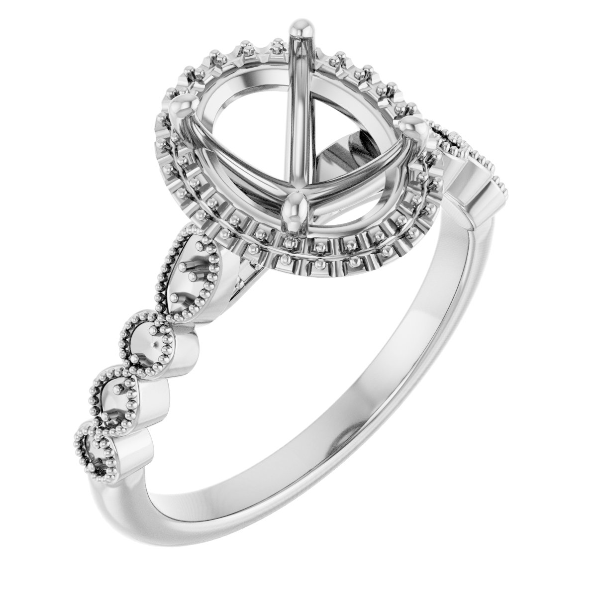 Halo-Style Engagement Ring