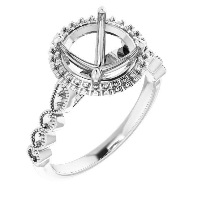 Halo-Style Engagement Ring