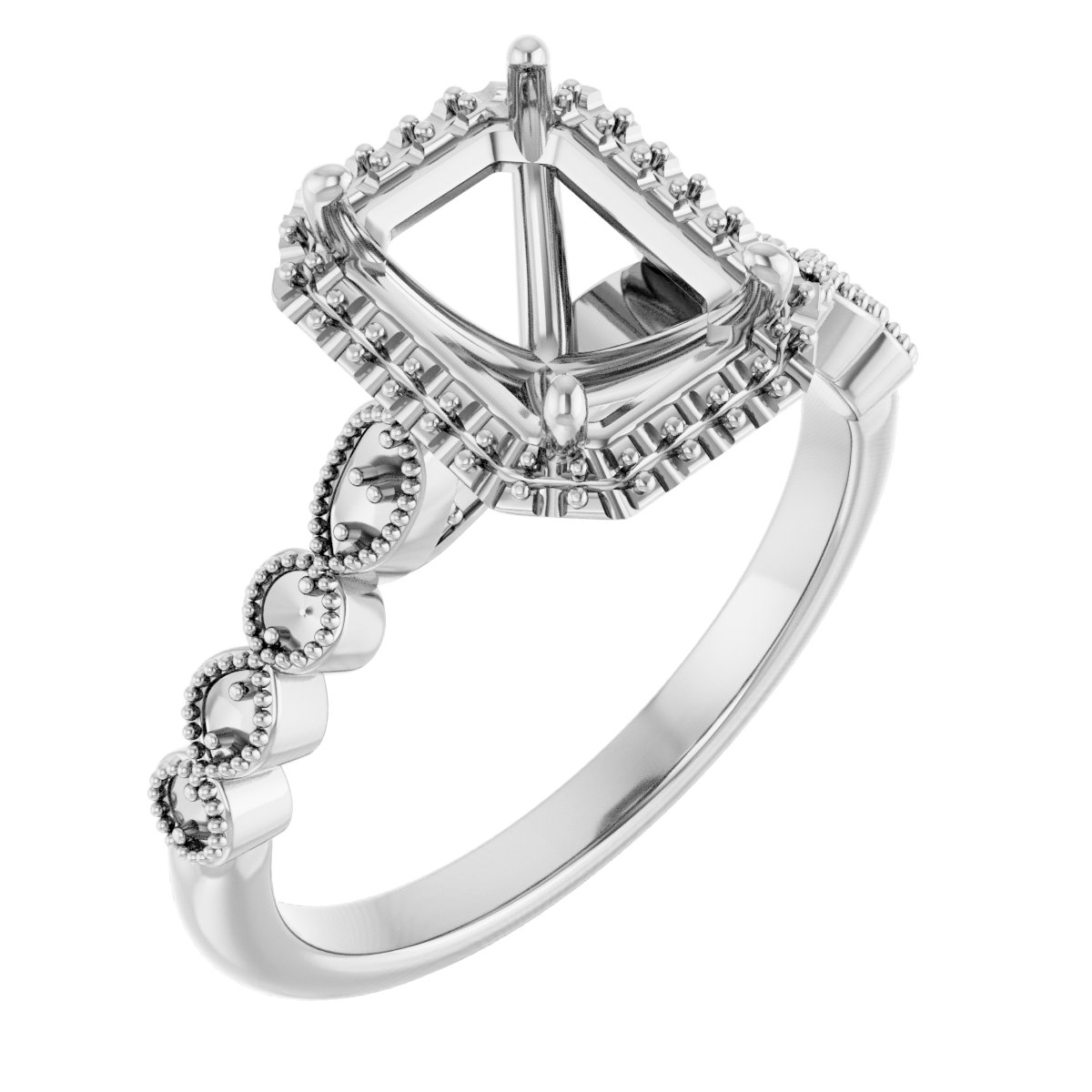 Halo-Style Engagement Ring