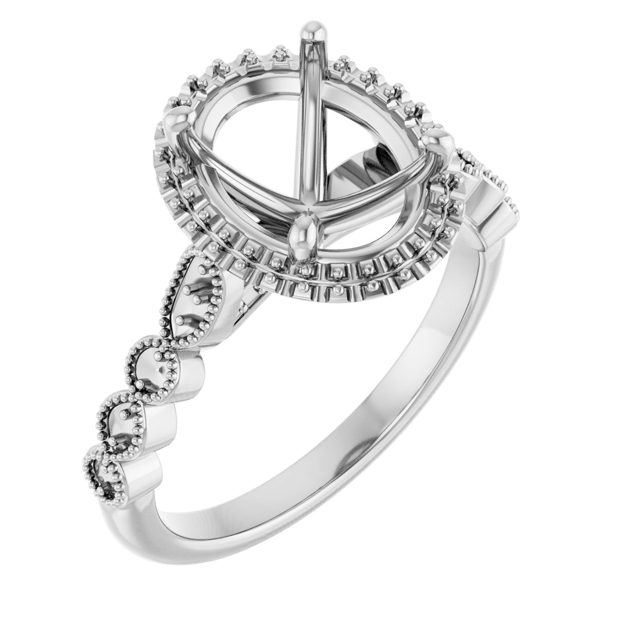 Halo-Style Engagement Ring