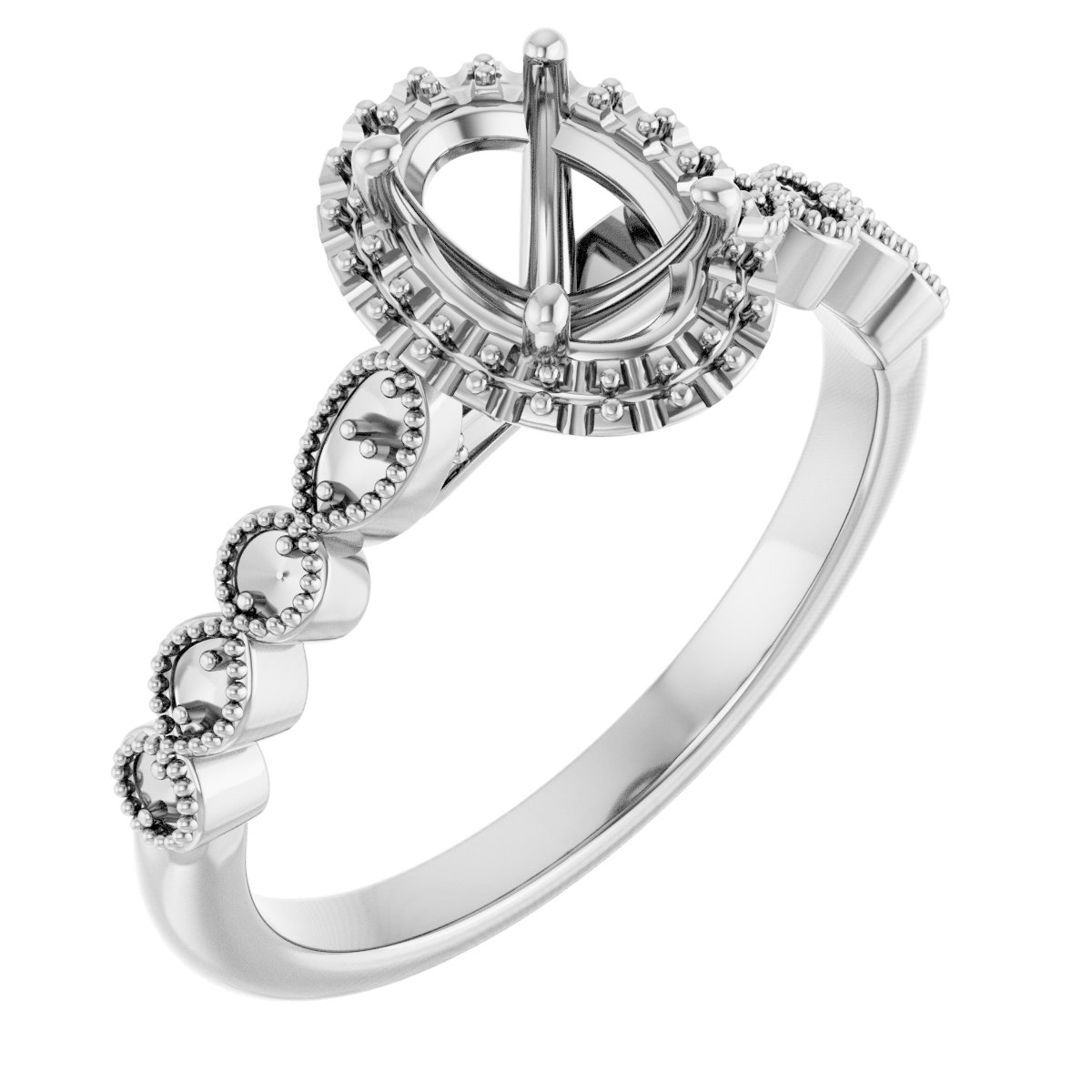 Halo-Style Engagement Ring
