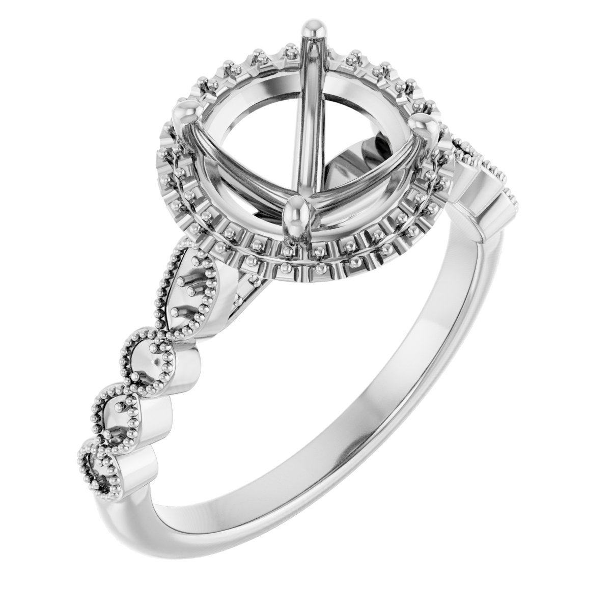 Halo-Style Engagement Ring