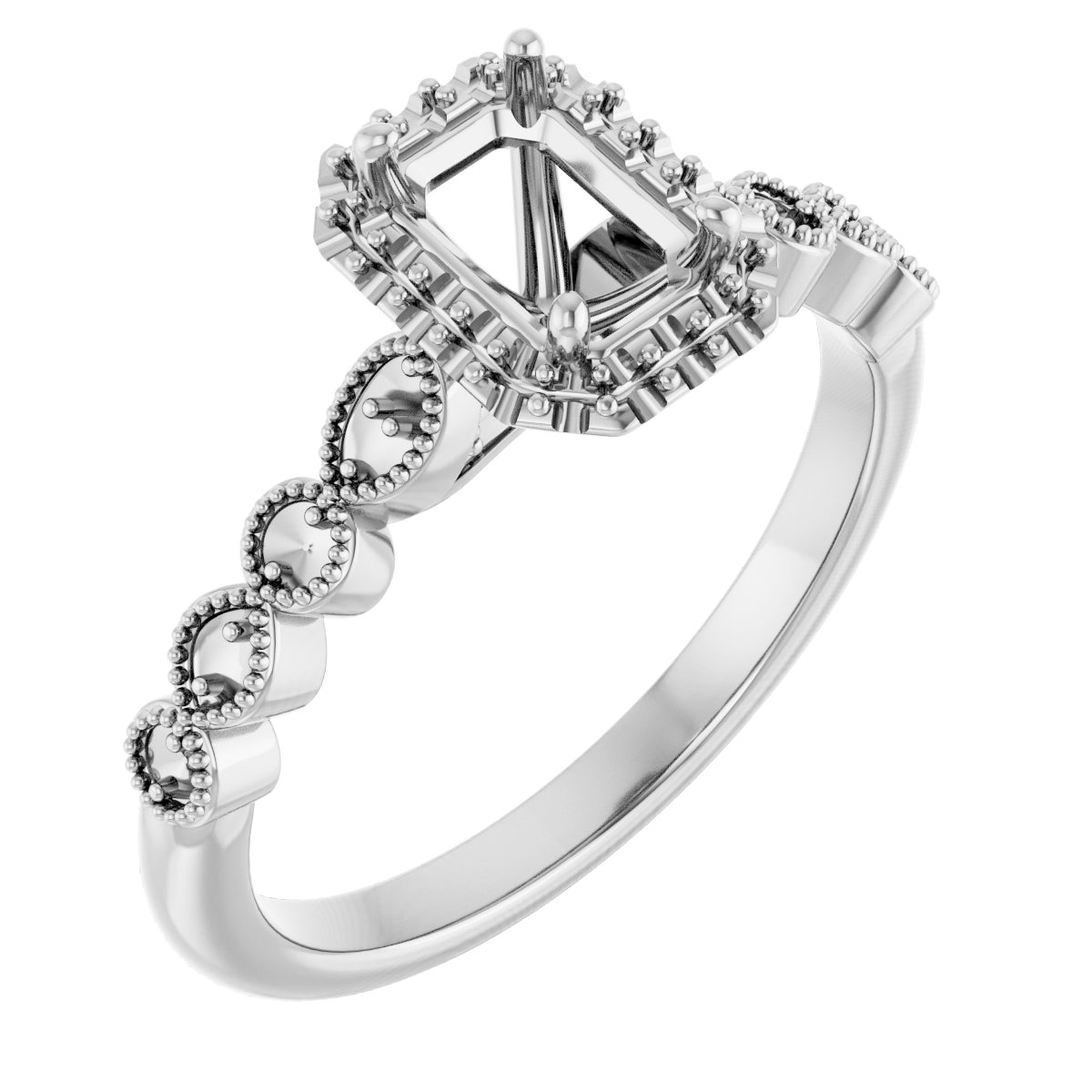 Halo-Style Engagement Ring