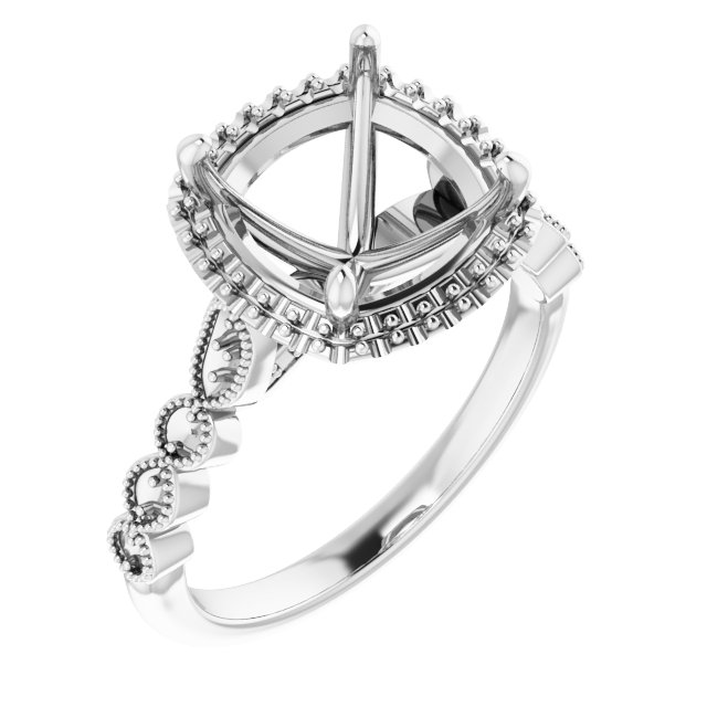 Halo-Style Engagement Ring