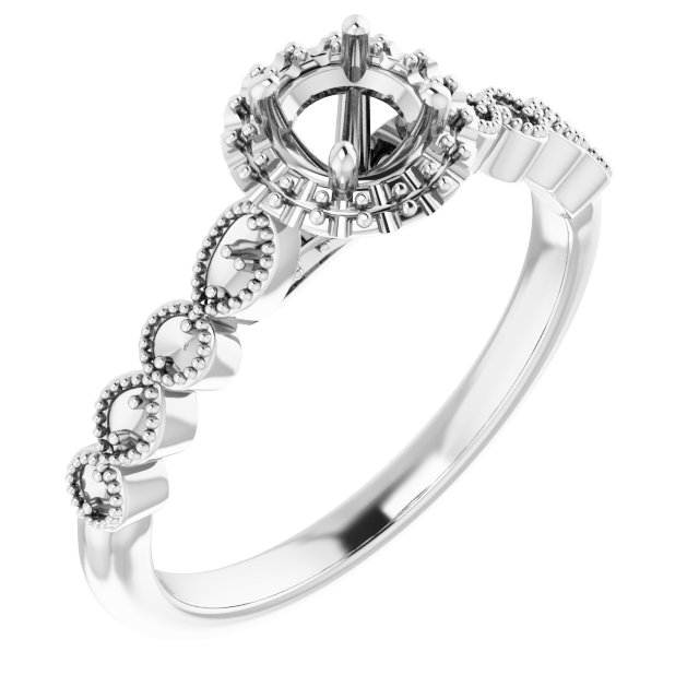Halo-Style Engagement Ring