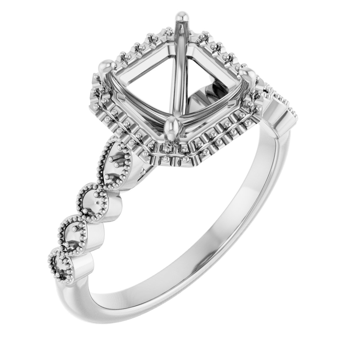Halo-Style Engagement Ring