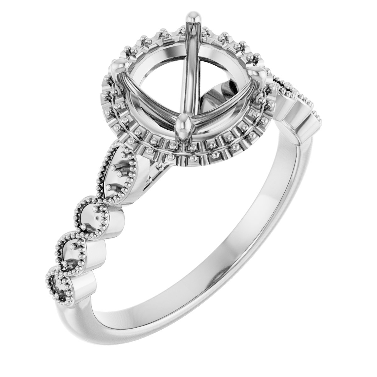 Halo-Style Engagement Ring