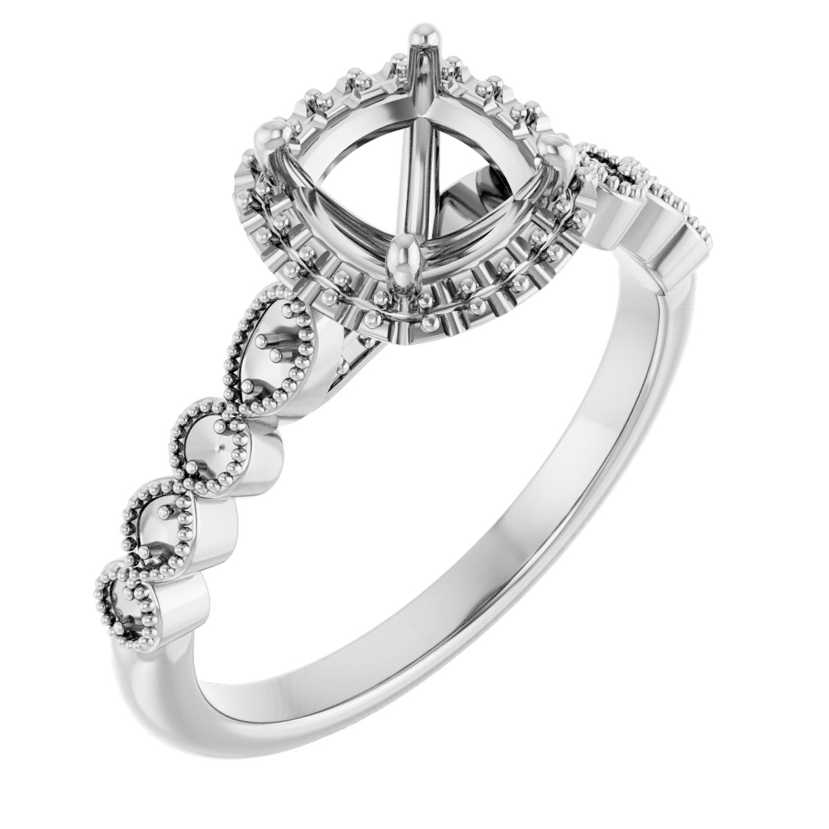 Halo-Style Engagement Ring