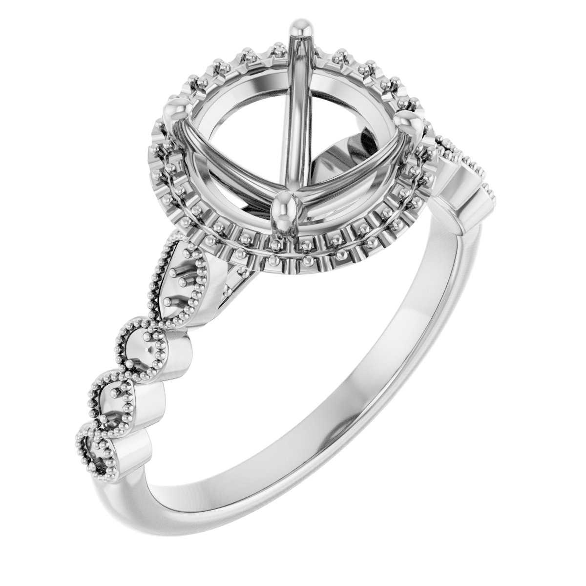 Halo-Style Engagement Ring