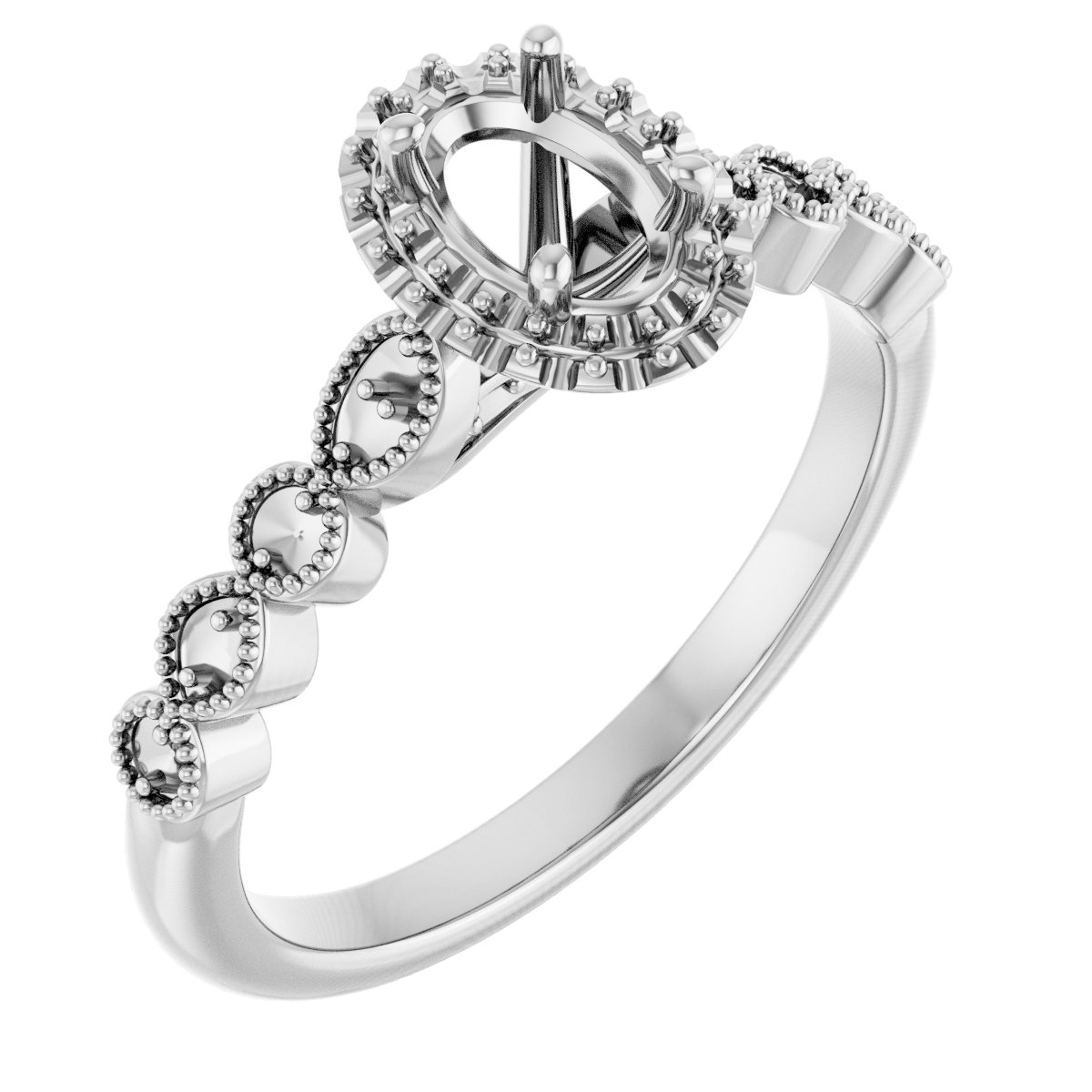 Halo-Style Engagement Ring