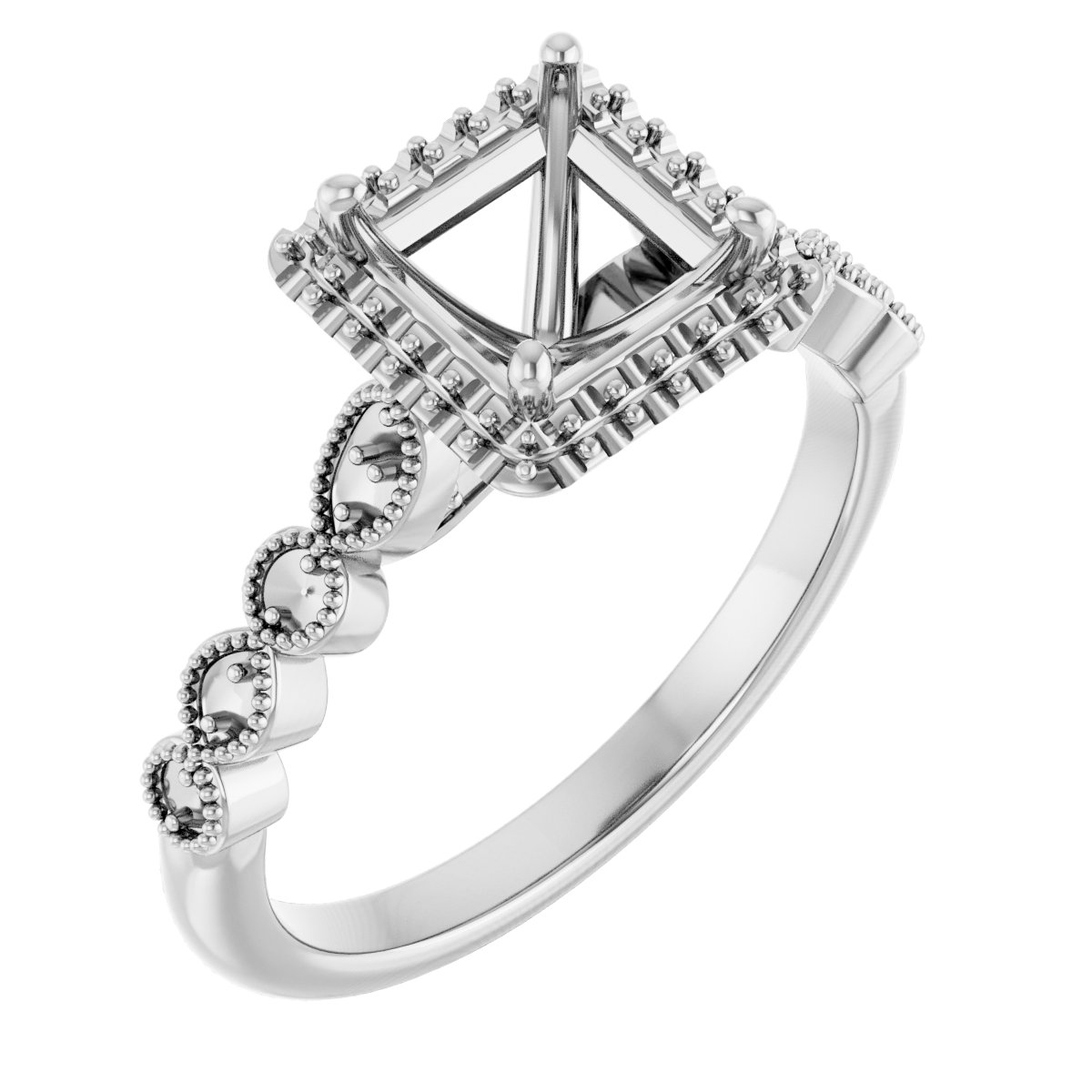 Halo-Style Engagement Ring