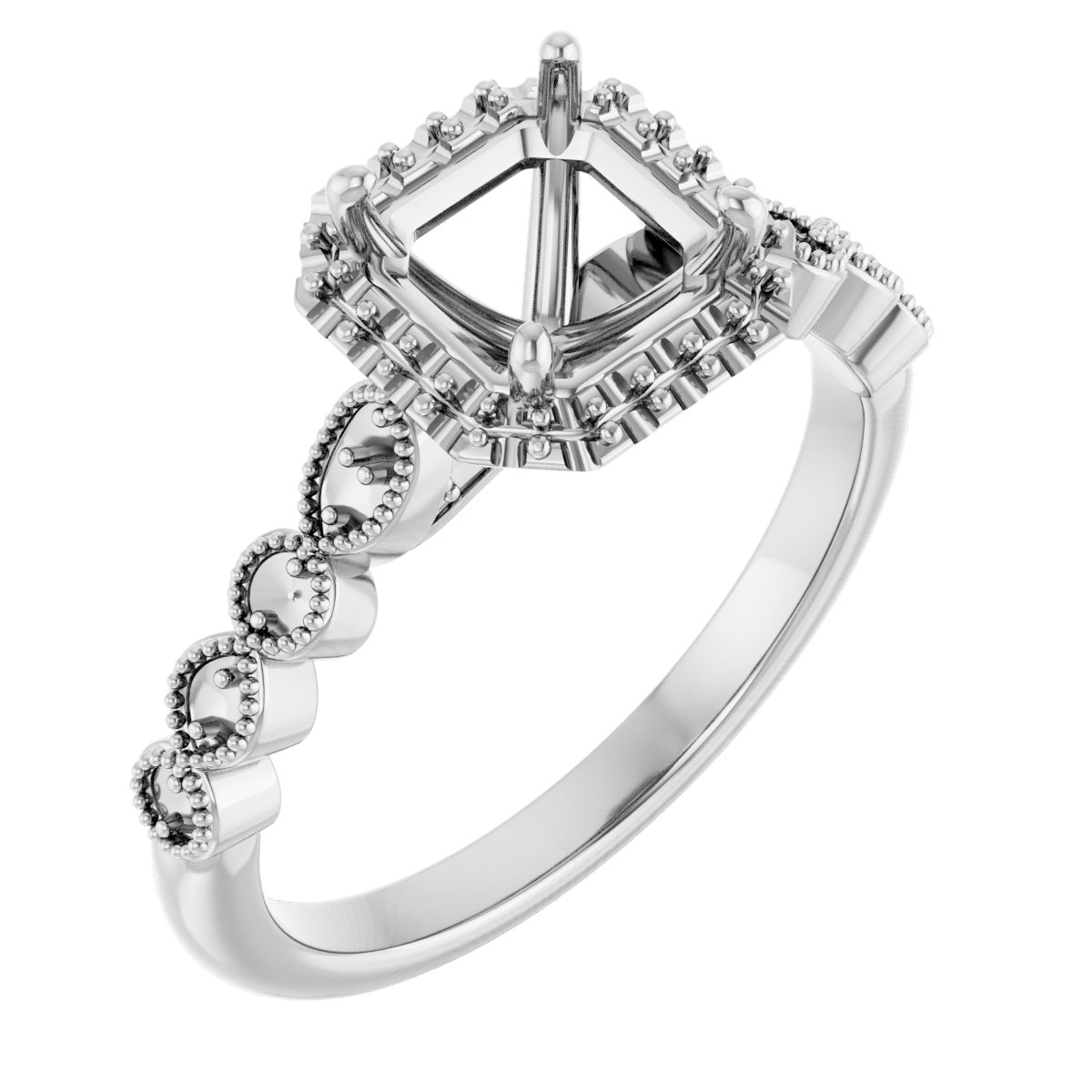 Halo-Style Engagement Ring