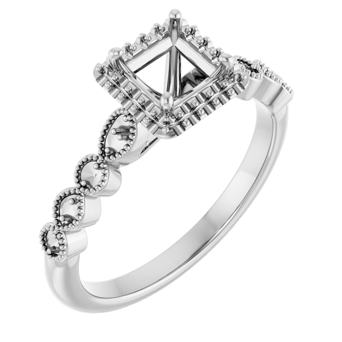 Halo-Style Engagement Ring
