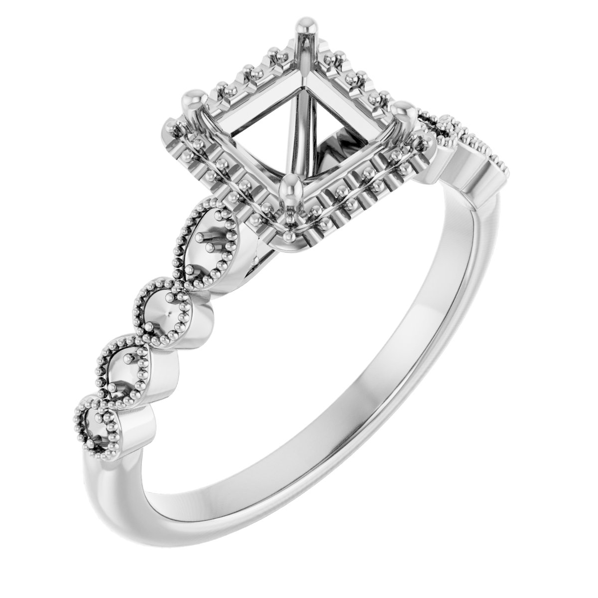 Halo-Style Engagement Ring