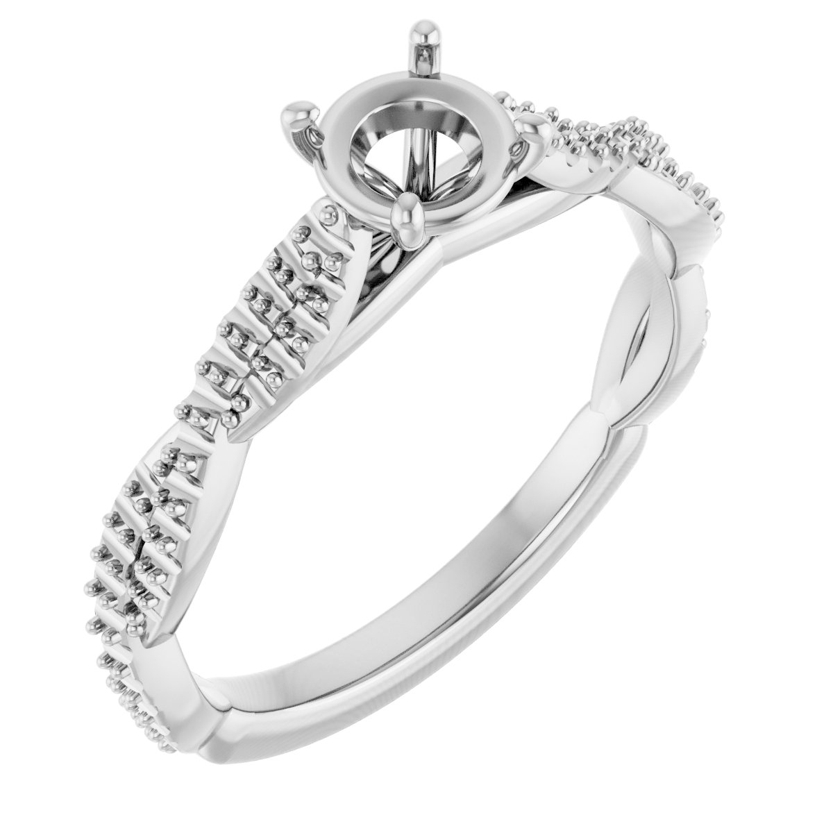 Infinity-Inspired Engagement Ring