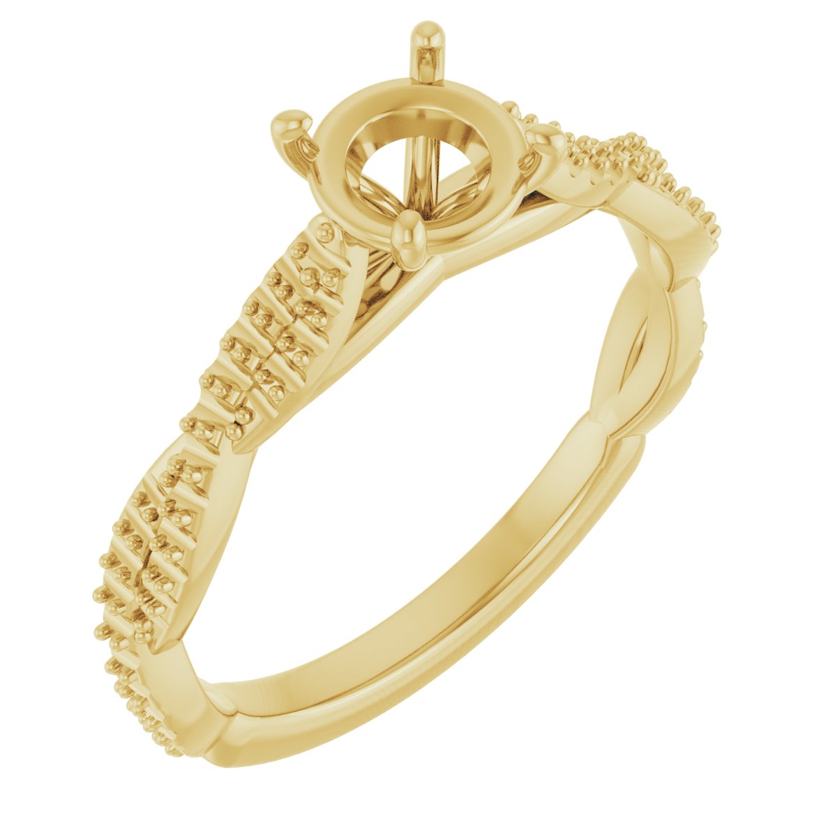 Infinity-Inspired Engagement Ring