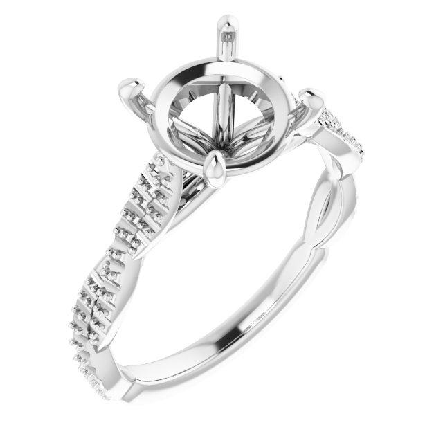 Infinity-Inspired Engagement Ring