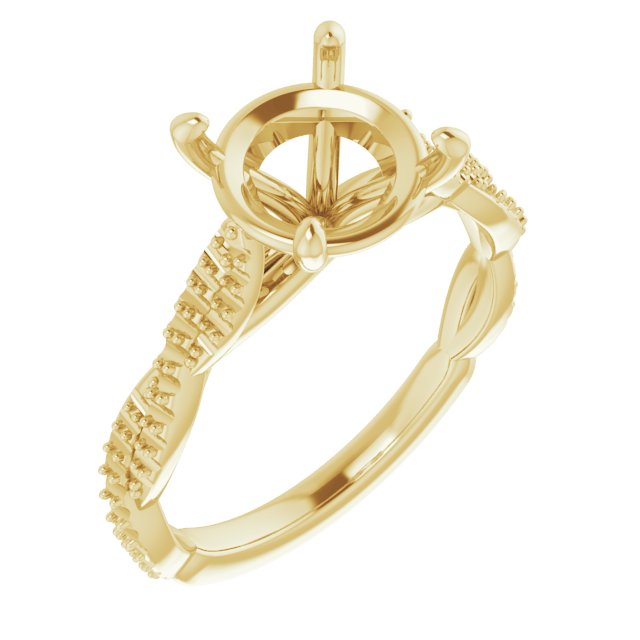 Infinity-Inspired Engagement Ring