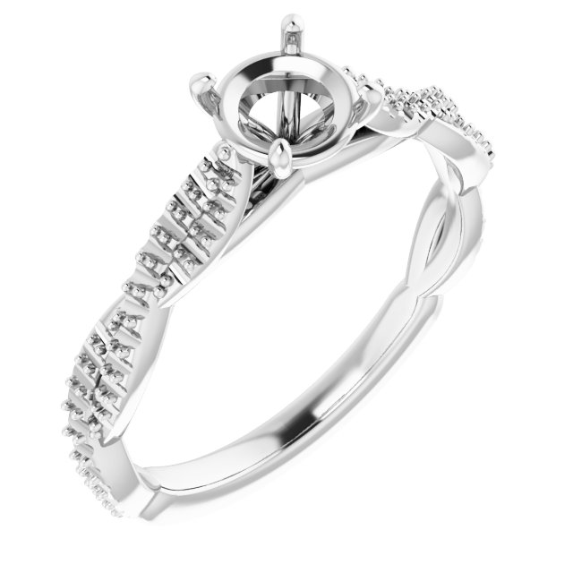 Infinity-Inspired Engagement Ring