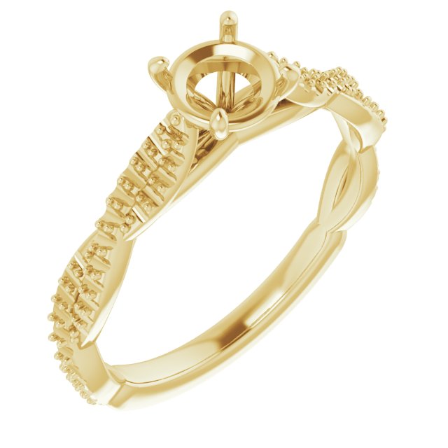 Infinity-Inspired Engagement Ring