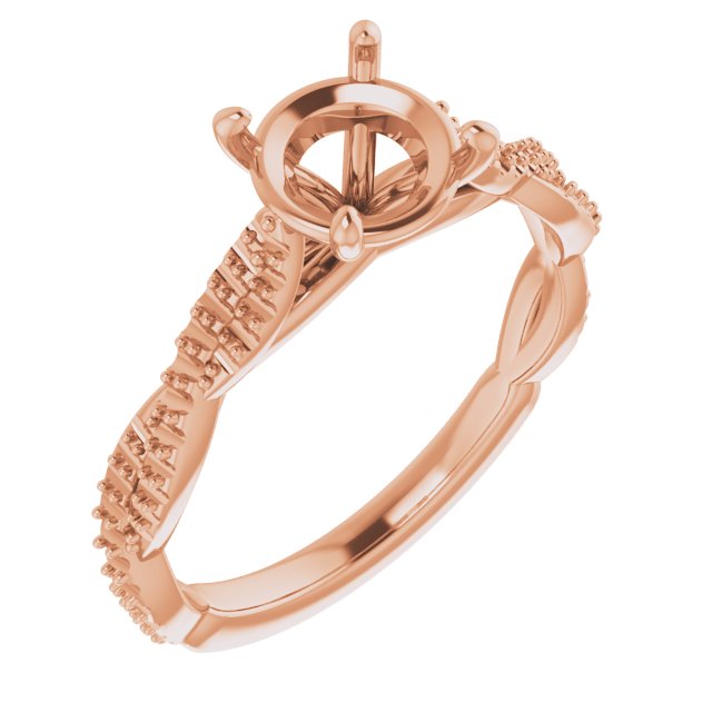 Infinity-Inspired Engagement Ring