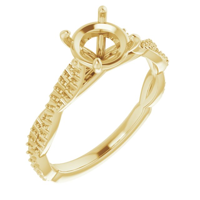Infinity-Inspired Engagement Ring
