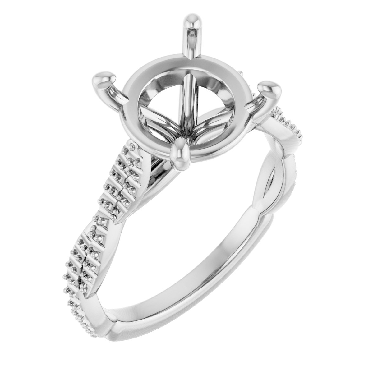 Infinity-Inspired Engagement Ring