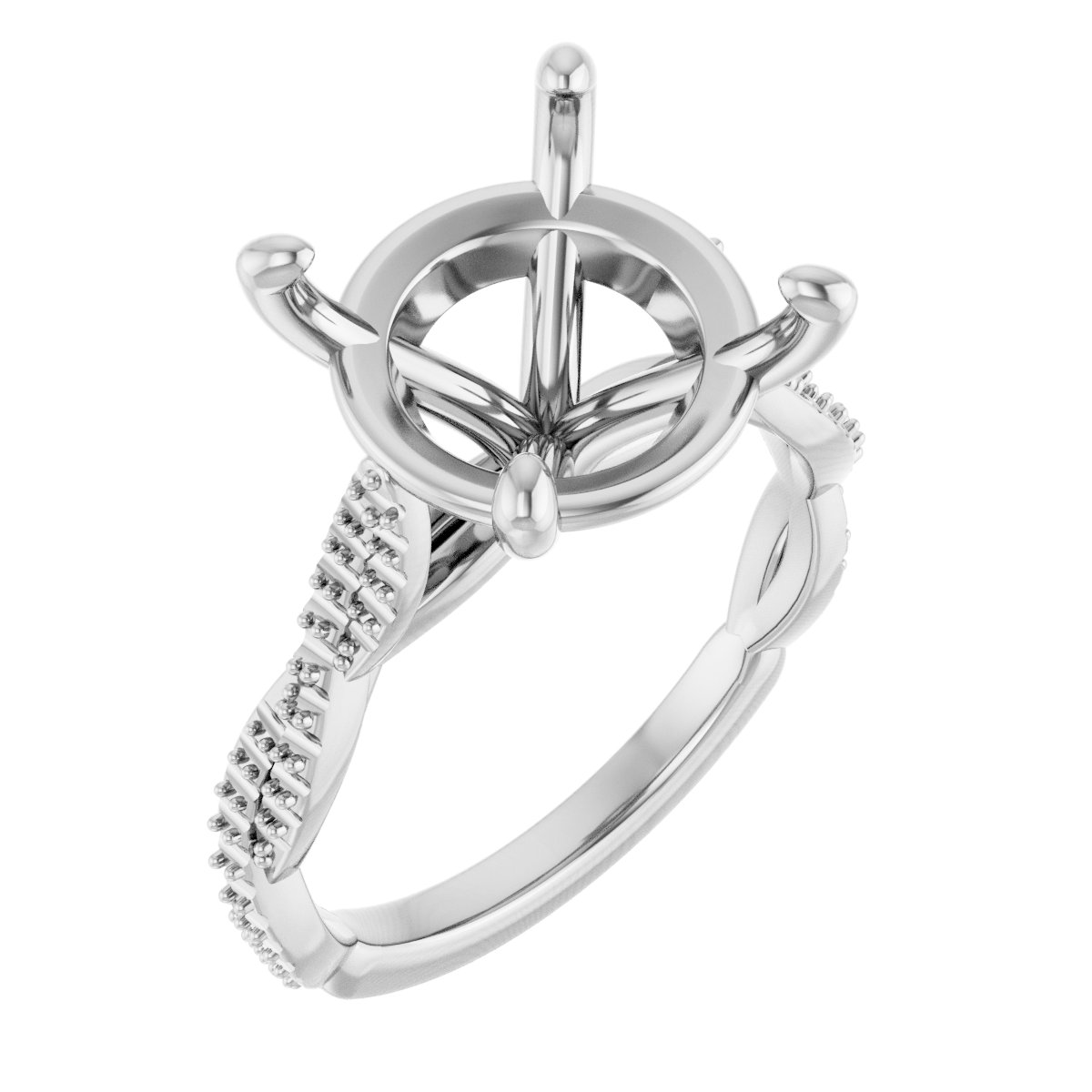 Infinity-Inspired Engagement Ring