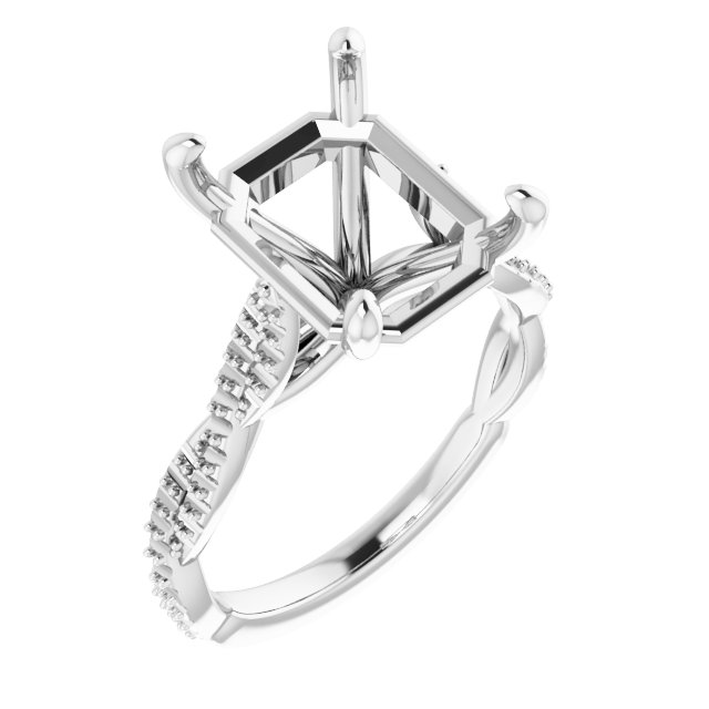 Infinity-Inspired Engagement Ring