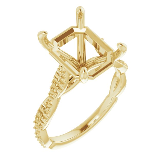 Infinity-Inspired Engagement Ring