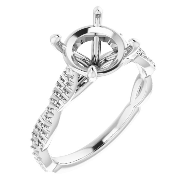 Infinity-Inspired Engagement Ring