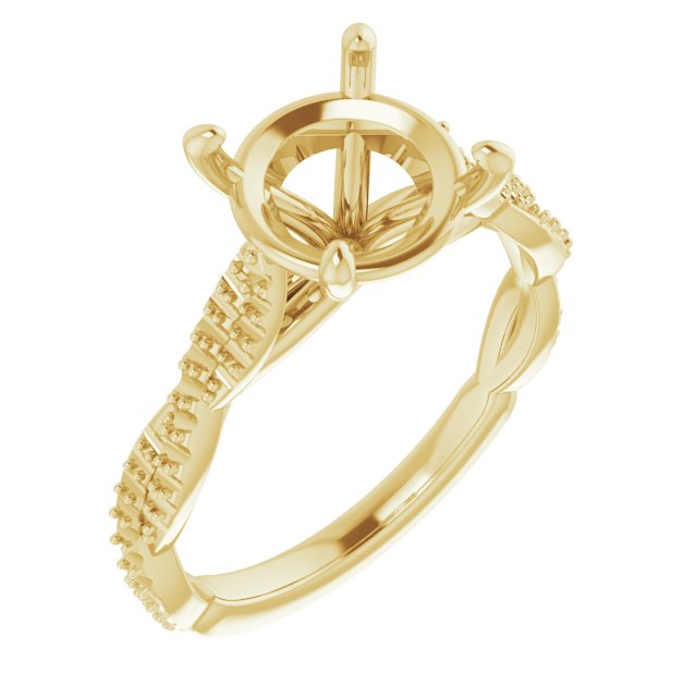 Infinity-Inspired Engagement Ring