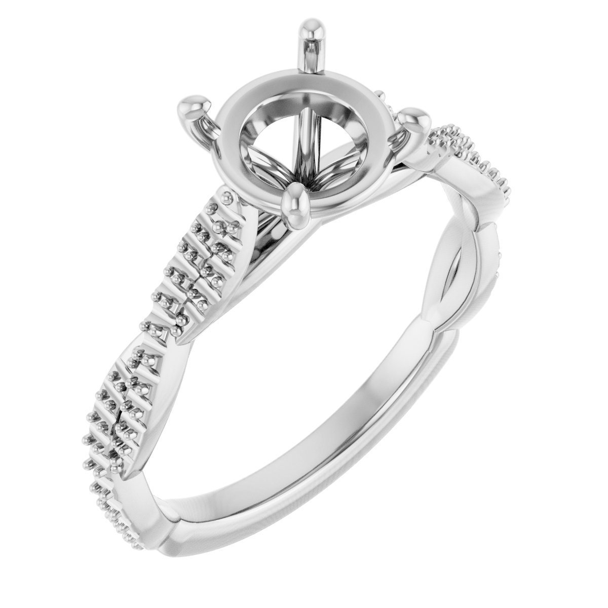 Infinity-Inspired Engagement Ring