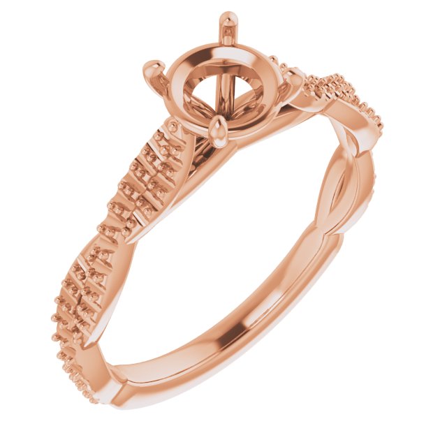 Infinity-Inspired Engagement Ring