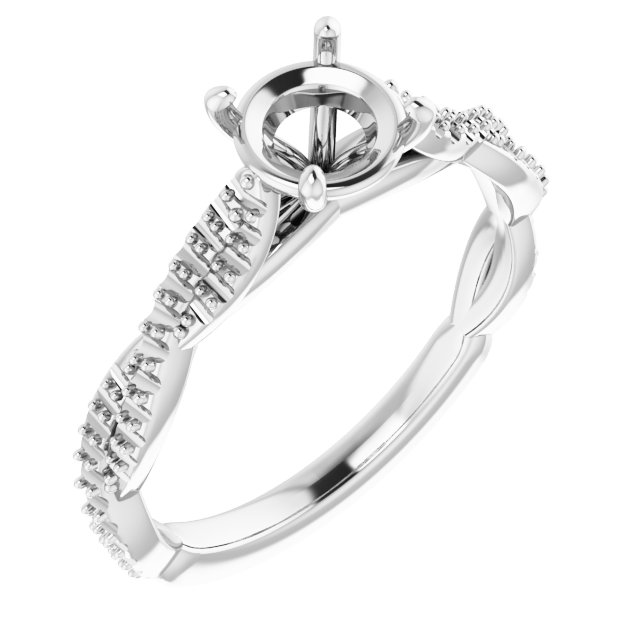 Infinity-Inspired Engagement Ring