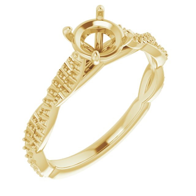 Infinity-Inspired Engagement Ring