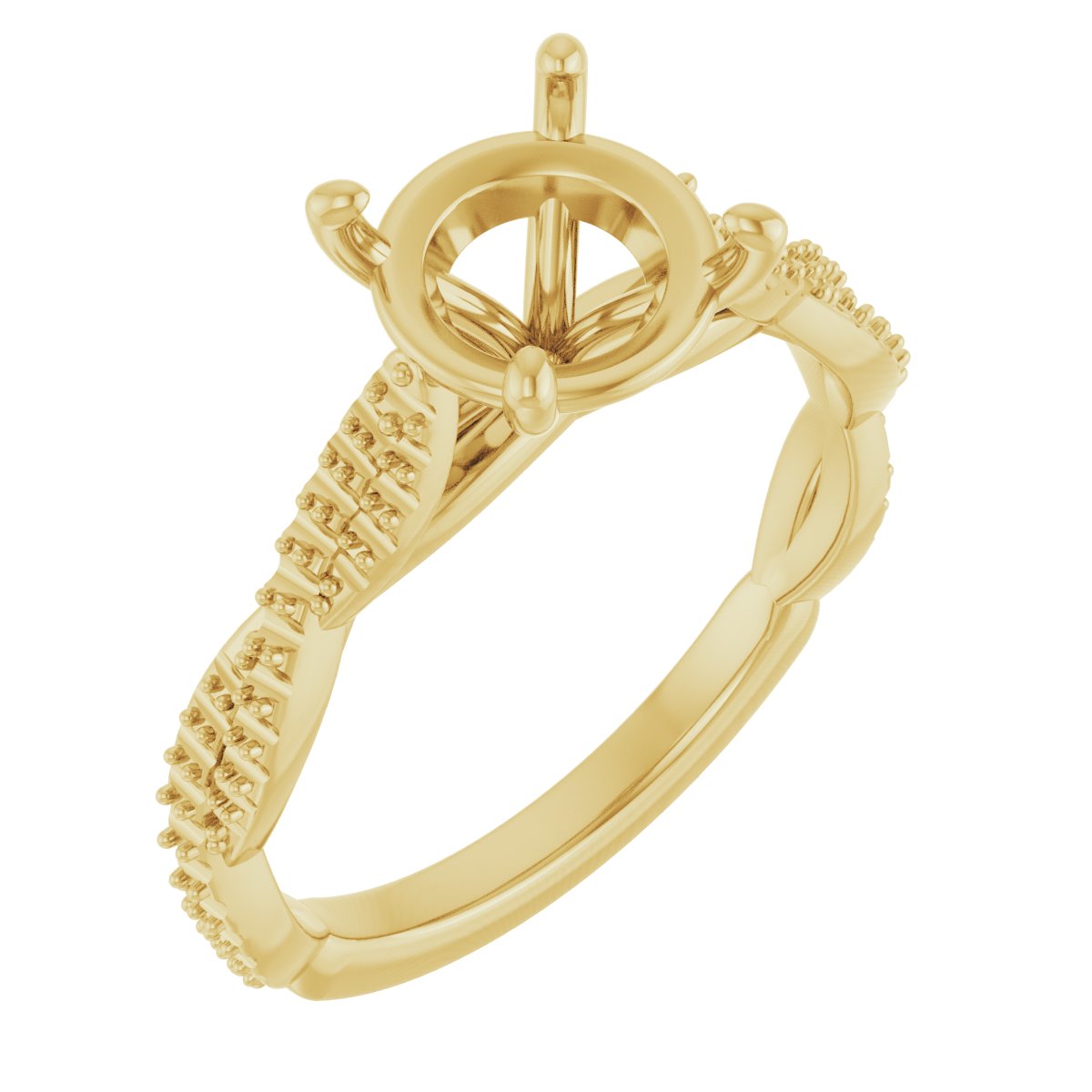 Infinity-Inspired Engagement Ring