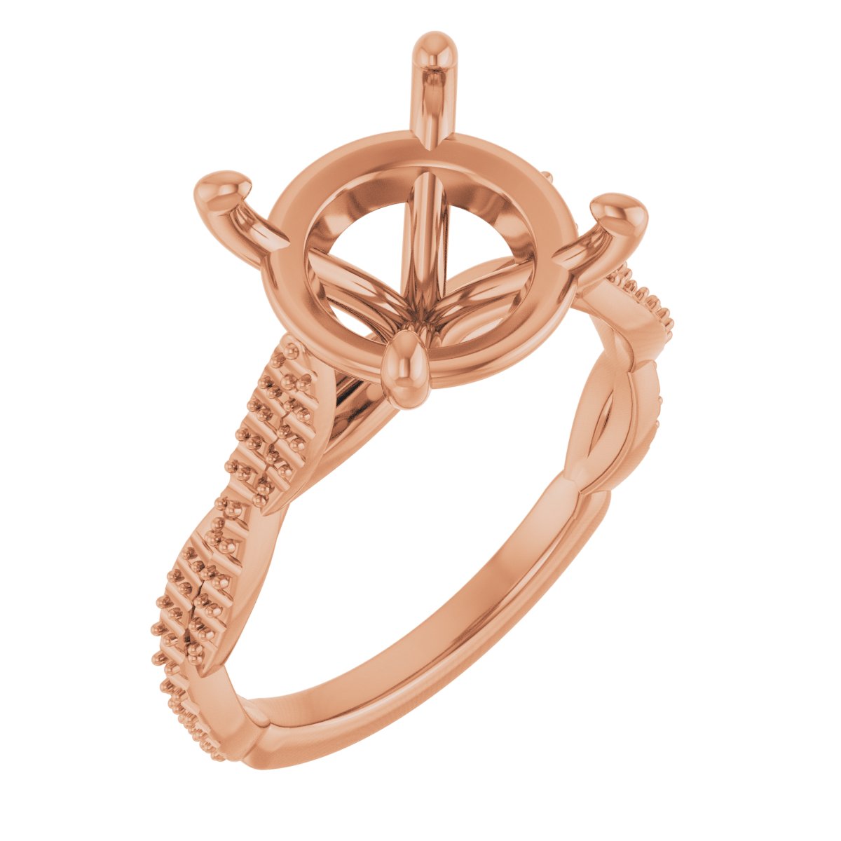 Infinity-Inspired Engagement Ring