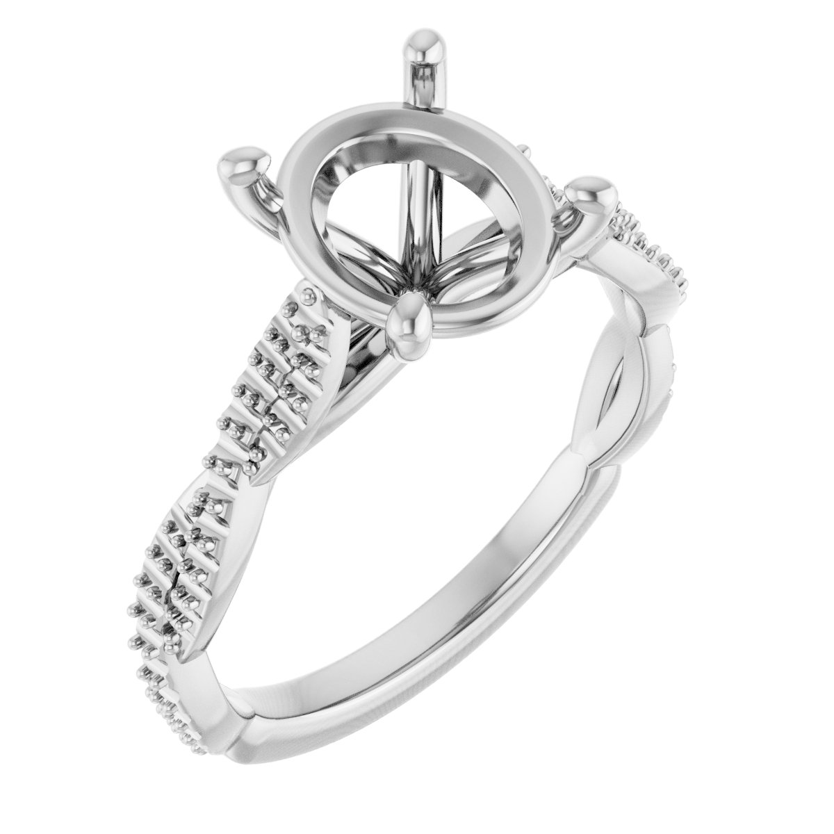 Infinity-Inspired Engagement Ring