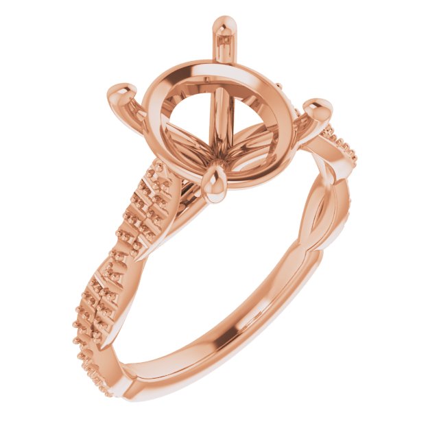 Infinity-Inspired Engagement Ring