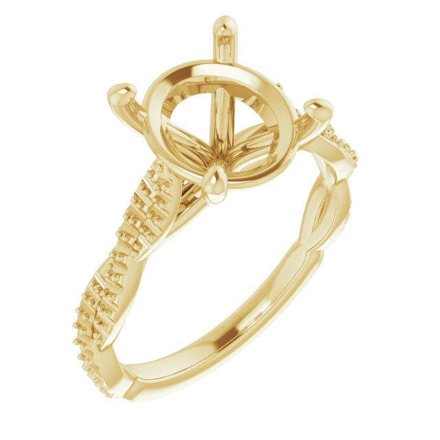 Infinity-Inspired Engagement Ring