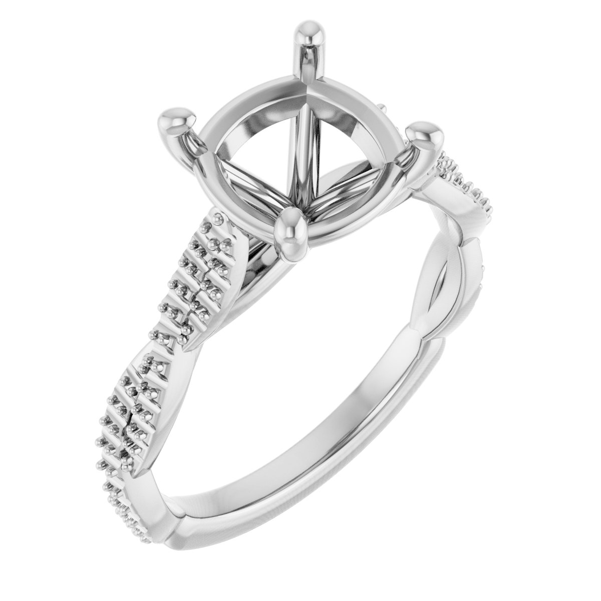 Infinity-Inspired Engagement Ring
